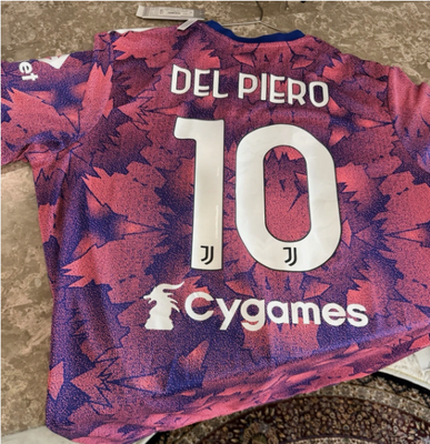 Adidas 2022-2023 Juventus Third Jersey, Del Piero #10 2XL