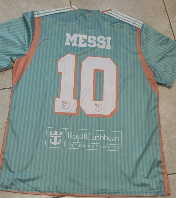 Inter Miami Jersey Messi #10 Size XXL Teal