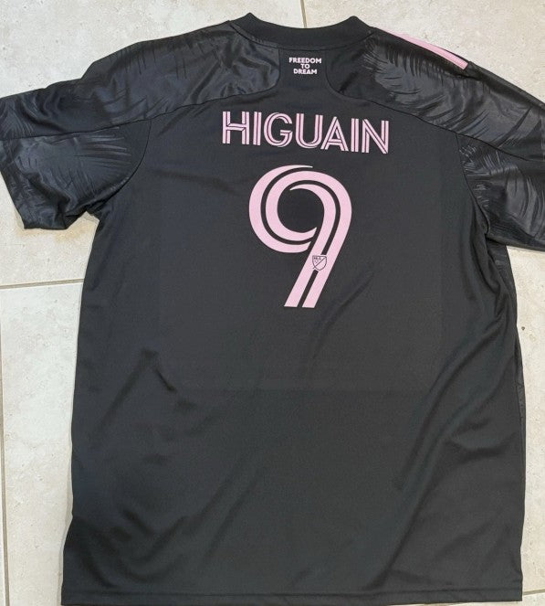 Adidas Inter Miami CF 23/24 Away Jersey Higuain Size XXL Black Pink