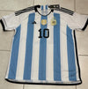 Argentina Home Soccer WC 2022 Jersey Replica Messi #10 Size XXL