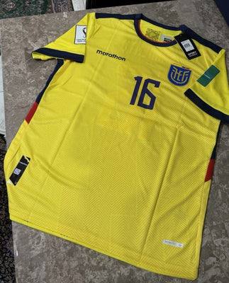 Marathon Ecuador National Team Jersey 2022 World Cup Qatar - Sarmiento Size L