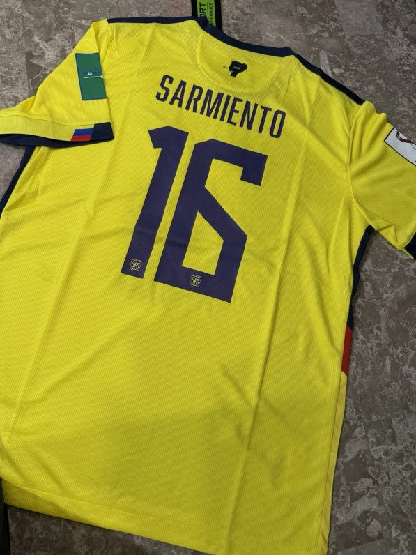 Marathon Ecuador National Team Jersey 2022 World Cup Qatar - Sarmiento Size L