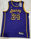 Jordan Los Angeles Lakers Swingman Jersey Kobe Bryant Size 56 Purple Gold #24