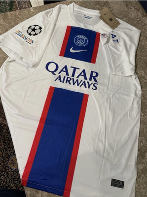 Nike Paris Saint-Germain Third Jersey 22/23 (White/Old Royal) - Messi - 2XL