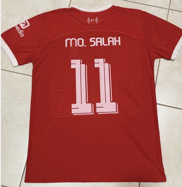 Nike Liverpool FC Home Jersey Mo Salah 2XL slim fit