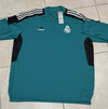 Adidas Real Madrid Prime Blue Training Top Turquoise Men’s Size XXL ¼ Zip