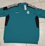 Adidas Real Madrid Prime Blue Training Top Turquoise Men’s Size XXL ¼ Zip