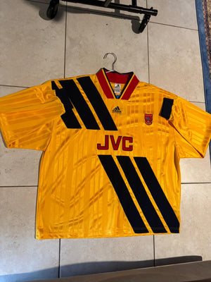 Adidas Classic Arsenal 1993 Away Jersey Size XXL Yellow
